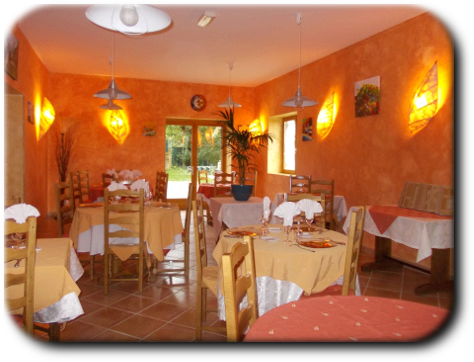 Vue de la salle de restaurant